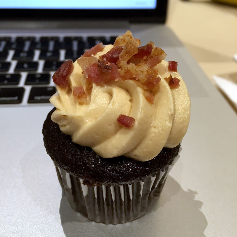 Bacon Cupcake